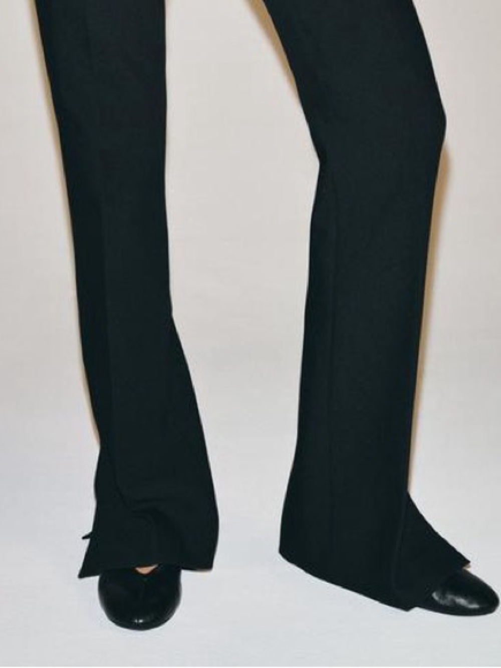 Massimo Dutti Studio Zip Hem Trousers - Picture 2 of 12